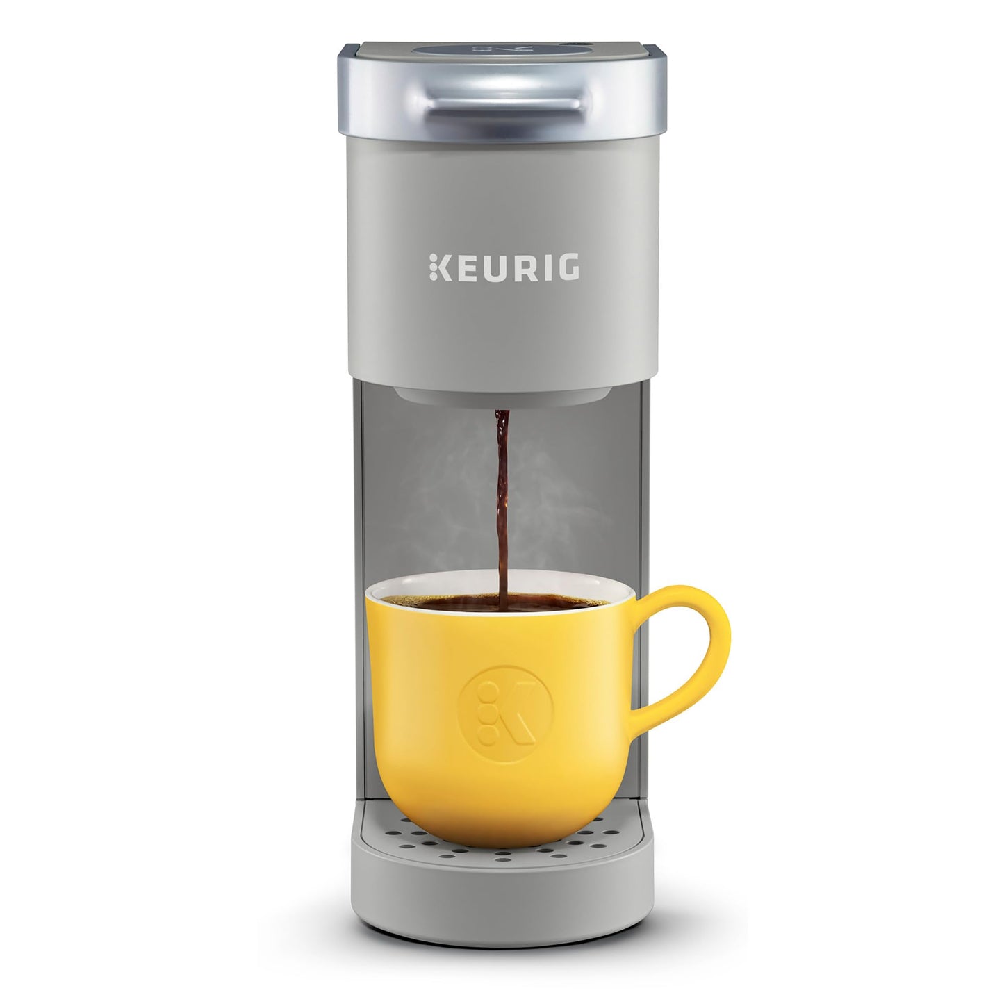 Keurig K-Mini Single Serve K-Cup Pod Coffee Maker, 6 to 12oz Brew size, Studio Gray