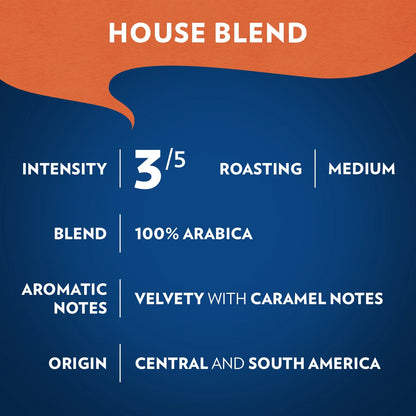 Lavazza House Blend Perfetto Ground Coffee, Medium Roast, 100% Arabica, 12 oz