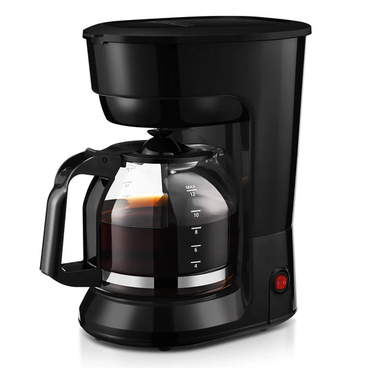 Mainstays Black 12-Cup Drip Coffee Maker 