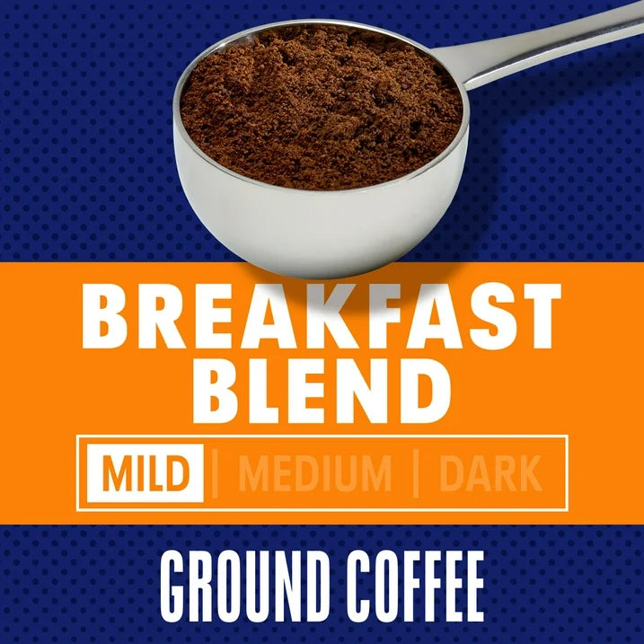 Maxwell House Breakfast Blend Mild Roast Ground Coffee
25.6 oz&nbsp;Canister