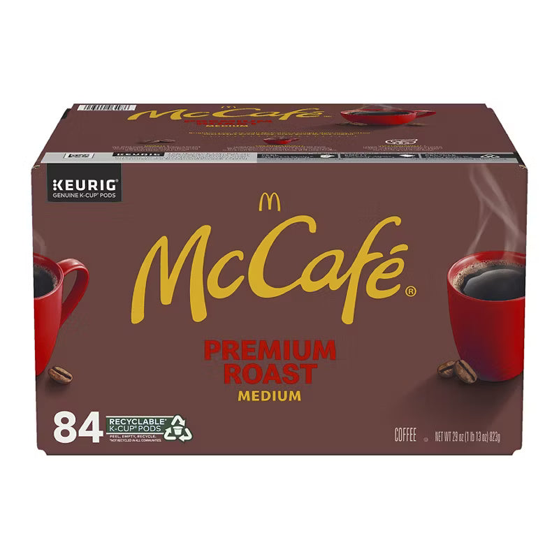 McCafe Premium Roast Coffee K-Cup Pods, Medium Roast, 84 ct