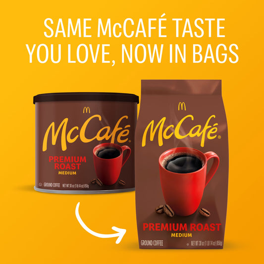 McCafe Premium Roast Ground Coffee Medium 30 oz