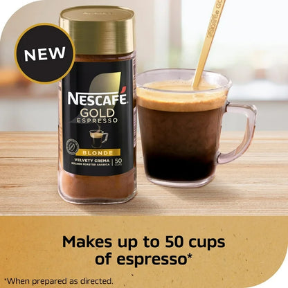 Nescafé Gold Espresso Blonde Instant Coffee, 3.5 oz