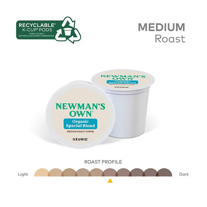 Newman's Own Organics Special Blend Coffee K-Cup Pods Medium Roast, 80 ct.