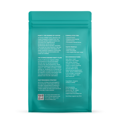 Purity Coffee Flow Original Medium Roast Whole Bean Coffee 12 oz.