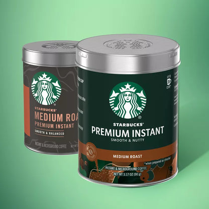 Starbucks Premium Instant Coffee Medium Roast, 3.17oz
