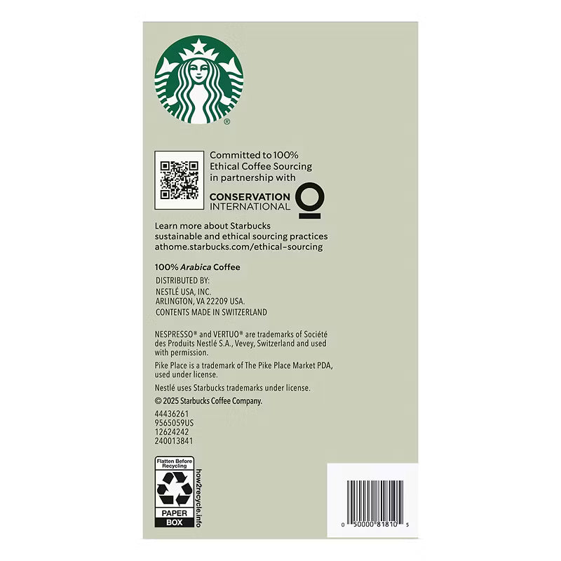 Starbucks Vertuo Line Coffee Pods Variety Pack, 60 ct.