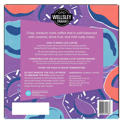 Wellsley Farms Donut Shop Coffee Pods Arabica Medium Roast, 100 ct.