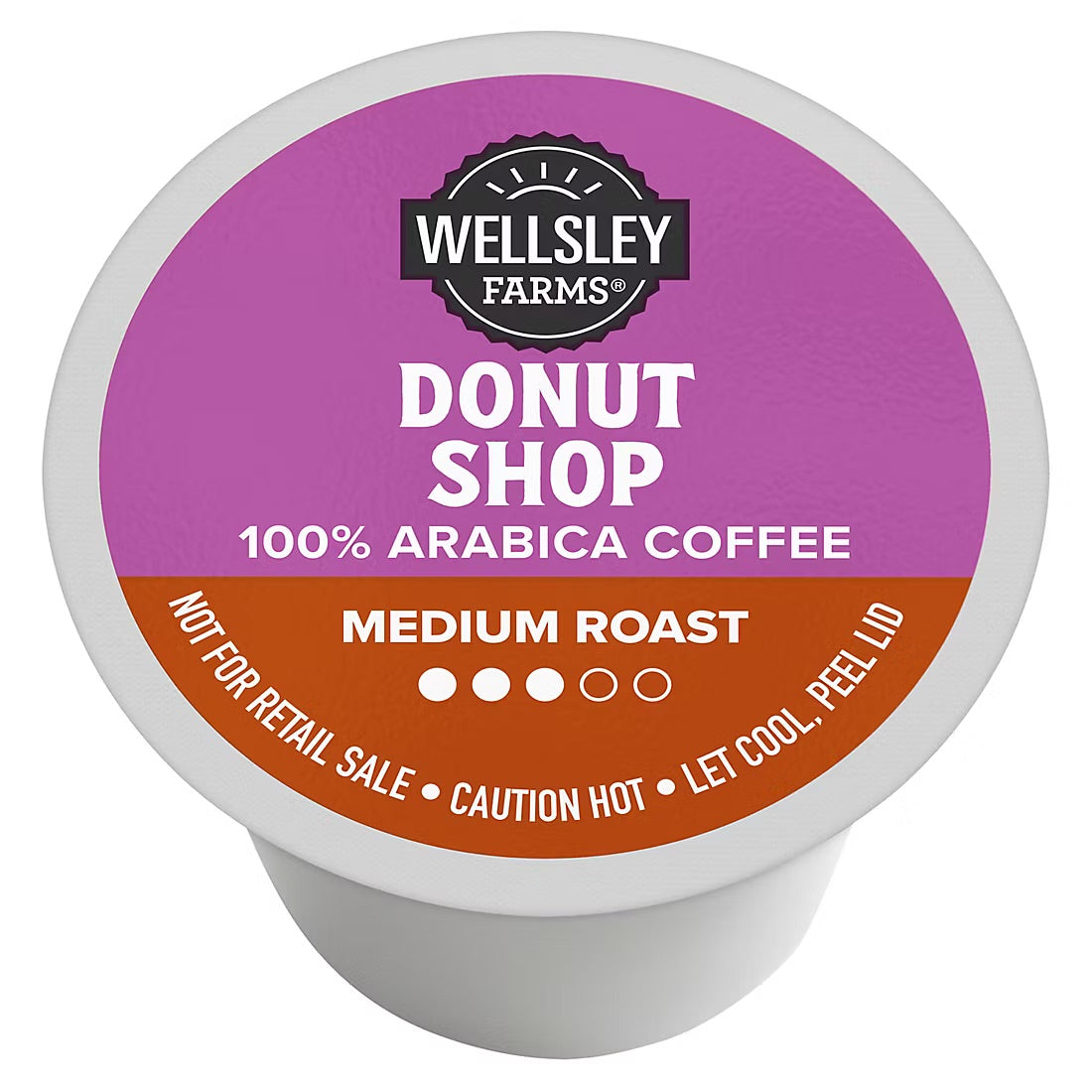 Wellsley Farms Donut Shop Coffee Pods Arabica Medium Roast, 100 ct.