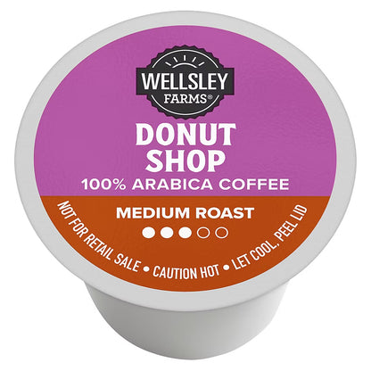 Wellsley Farms Donut Shop Coffee Pods Arabica Medium Roast, 100 ct.