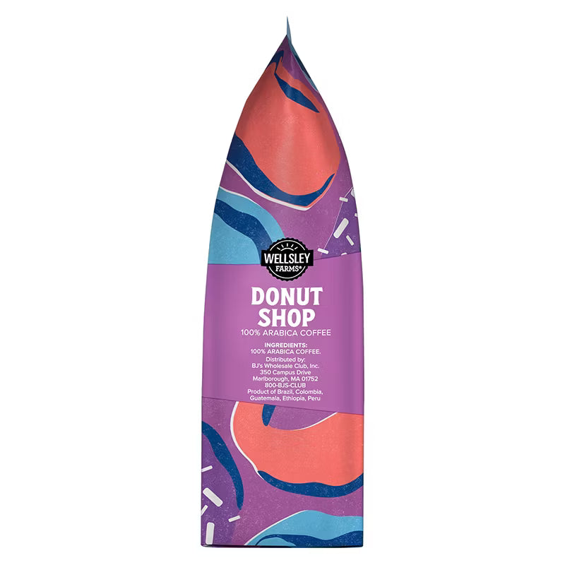 Wellsley Farms Donut Shop Ground Coffee Medium Roast 40 oz