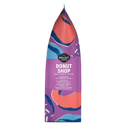Wellsley Farms Donut Shop Ground Coffee Medium Roast 40 oz