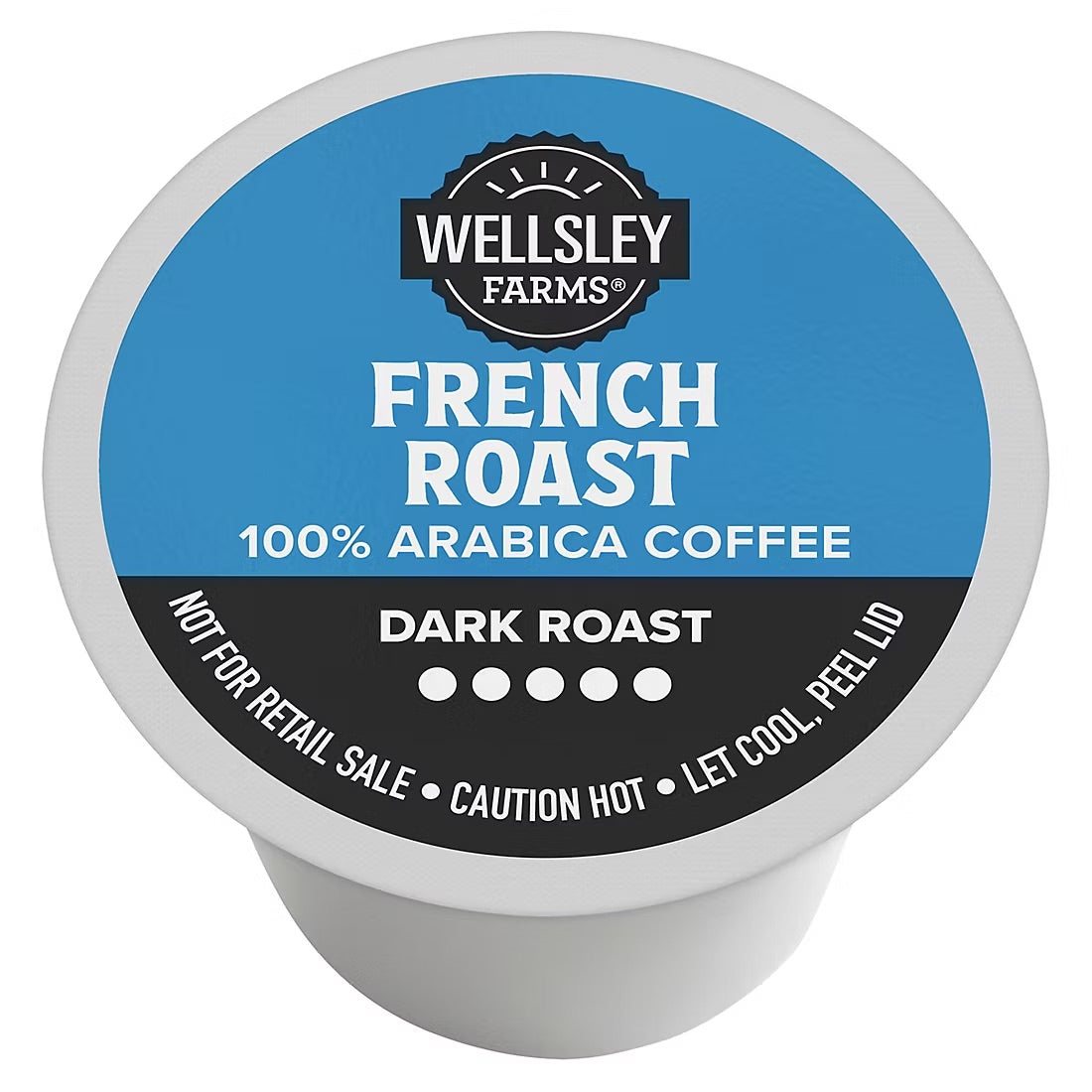 Wellsley Farms French Roast Coffee Pods Arabica Dark Roast, 100 ct.